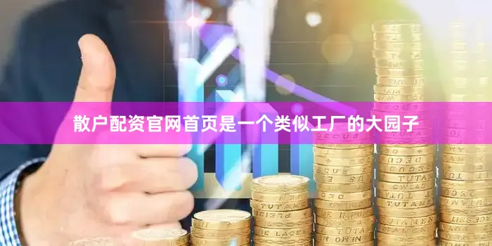 散户配资官网首页是一个类似工厂的大园子